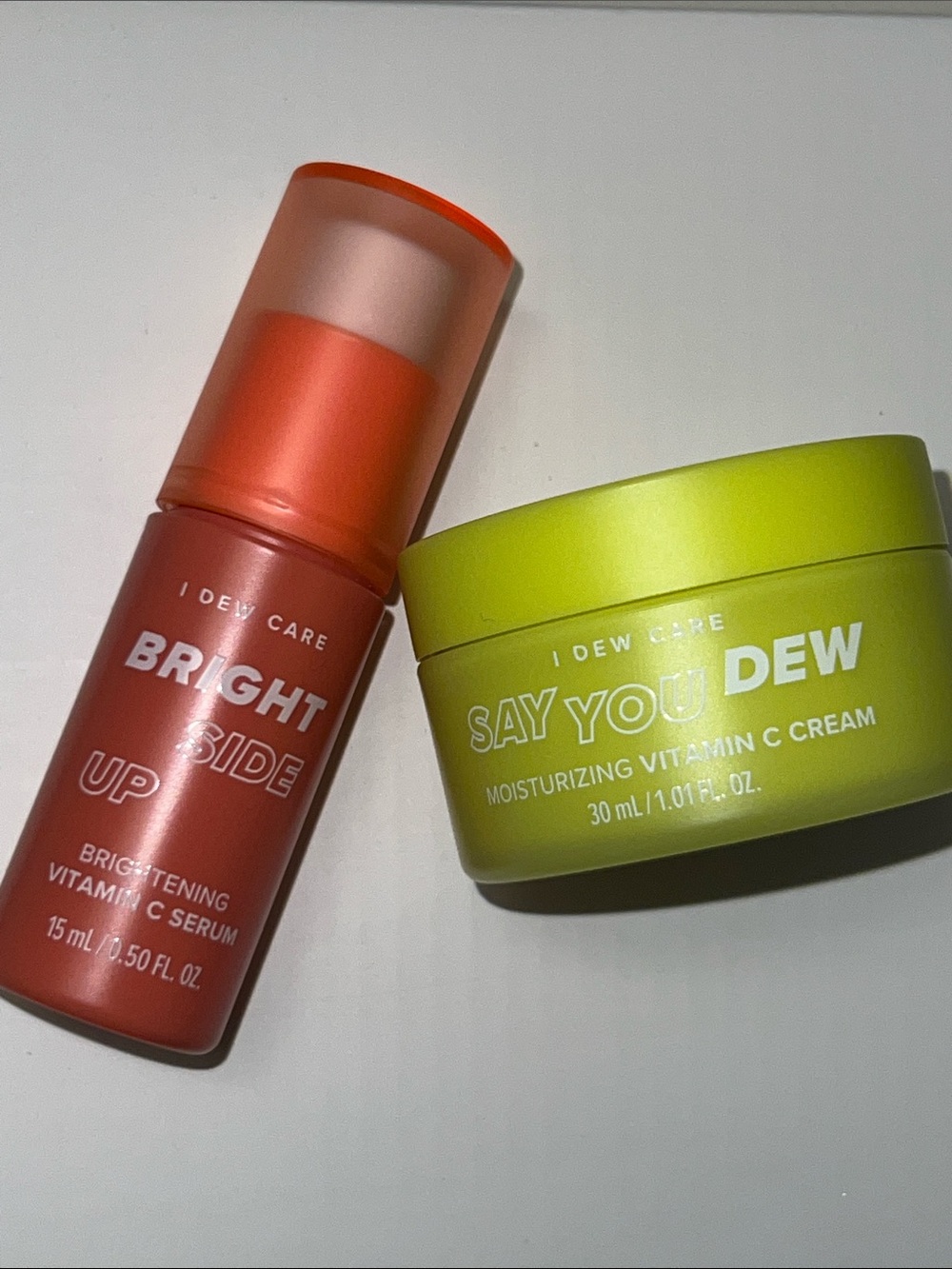 I DEW CARE Bright Side up & Say You Dew Vitamin C Serum + moisturizing Cream